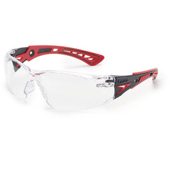 RUSH+ - Clear Lens - Black & Red Frame PC ASAF Platinum - A1 Tooling