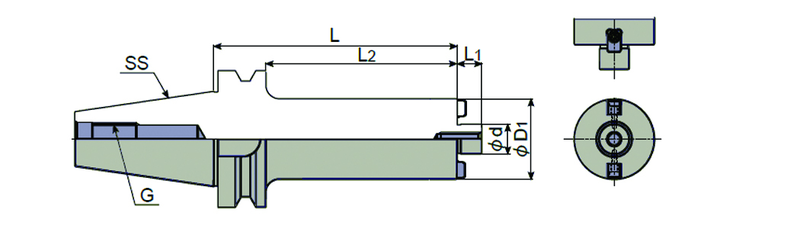 BT50-FMC22-293-47 SHELL MILL - A1 Tooling