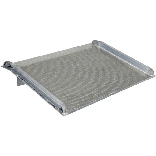 Aluminum Truck Dockboard 10000 lbs 60 × 60 - Exact Industrial Supply