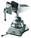 2-3/4" Vacuum Base Vise - Cat Iron - Rotating and Swivel Base - A1 Tooling