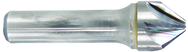 1/2" Size-3/8" Shank-90°-Carbide 6 Flute Chatterless Countersink - A1 Tooling