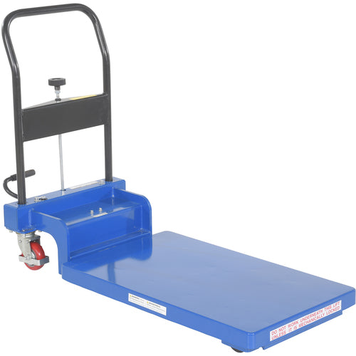 Low Profile Hydraulic Scissor Cart 400 Lb Auto-Shift