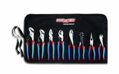 Channellock Code Blue 8 Pc. Plier Set - Contains 9.5 and 10 in. Tongue and Groove; 9 in. High Leverage Linemens; Cable Cutter; Crimping/Cutting Tool; 8 in. End Cutting; Long Nose and Diagonal Cutting Plier - A1 Tooling