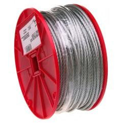1/16" 7X7 CABLE GALVANIZED WIRE 500 - A1 Tooling