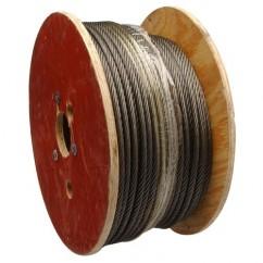 1/2" 6X19 FIBER CORE WIRE ROPE RUST - A1 Tooling