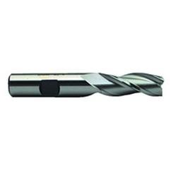 1 Dia. x 4-1/2 Overall Length 3-Flute Square End High Speed Steel SE End Mill-Round Shank-Center Cut-Uncoated - A1 Tooling