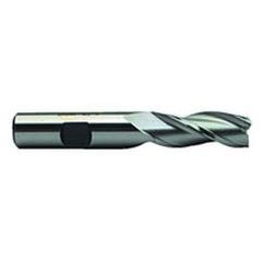 1 Dia. x 4-1/8 Overall Length 3-Flute Square End High Speed Steel SE End Mill-Round Shank-Center Cut-Uncoated - A1 Tooling