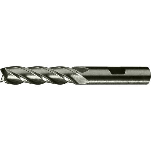 ‎5/8″ × 5/8″ × 1-5/8″ × 3-3/4″ RHS / RHC HSS-CO 8% (M42) Cobalt, Single End, 4-Flute, Center Cutting End Mill - TiCN - Exact Industrial Supply