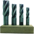 4 Pc. M42 Roughing End Mill Set - A1 Tooling