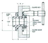 #GGU2001LH - LH Spoke Wheel Adapter w/GL - A1 Tooling