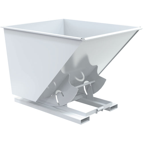 Hopper W/O Bump & Dump LD 2 Cu 2K White