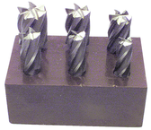 6 Pc. HSS Reduced Shank End Mill Set - A1 Tooling