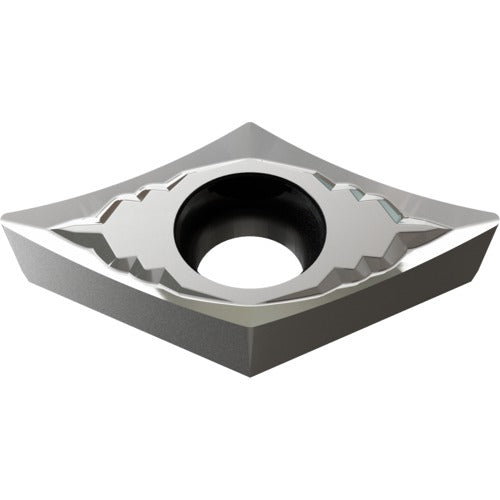 DCGT 32.51 AL YG10, 1/64″ Corner Radius, 5/32″ Thick, 3/8″ Inscribed Circle, Uncoated, Turning Indexable Insert