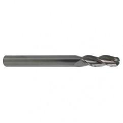 5mm TuffCut AL 3 Fl Ctr Cut Ball Al End Mill Necked - A1 Tooling