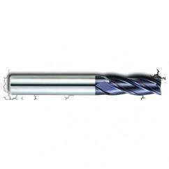 1/4" Dia. - 1" LOC - 2-3/4" OAL - .020 Radius 4 FL Carbide S/E HP End Mill-AlTiN - A1 Tooling