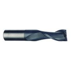 1/4 Dia. x 3 Overall Length 2-Flute Square End Solid Carbide SE End Mill-Round Shank-Center Cut-Uncoated - A1 Tooling