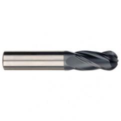 1/4" Dia. - 4" OAL - AlTiN CBD - Ball End SE EM - 4 FL - A1 Tooling