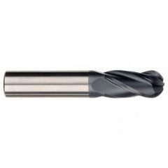 1/4" Dia. - 4" OAL - AlTiN CBD - Ball End SE EM - 4 FL - A1 Tooling