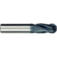 5/8 x 5/8 x 1-1/2 x 3-1/2 OAL 4 Flute Ball Nose Carbide End Mill - Shank-AlCrN Coated - A1 Tooling