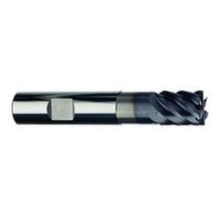 1/2" Dia. - 5/8" LOC - 3" OAL - .060 Radius 6 FL Carbide S/E HP End Mill-TiAlN-x - A1 Tooling