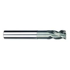 3/8" Dia. - 1/2" LOC - 4" OAL - 3 FL Carbide S/E HP End Mill-Uncoated - A1 Tooling