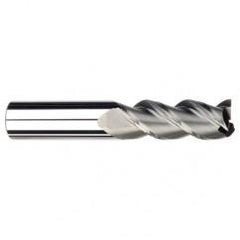 1/4" Dia. - 3/4" LOC - 2-1/2" OAL - 3 FL Carbide S/E HP End Mill-Uncoated - A1 Tooling
