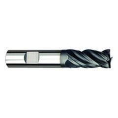 1/2" Dia. - 1-1/4" LOC - 3" OAL - .125 Radius 4 FL Carbide S/E HP End Mill-AlTiNx - A1 Tooling