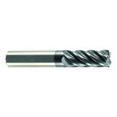 1/4" Dia. - 3/8" LOC - 2" OAL - 5 FL Carbide S/E HP End Mill-AlCrN-X - A1 Tooling