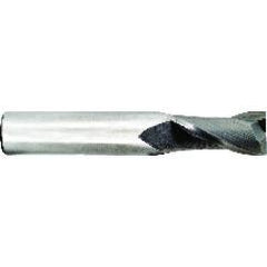 1/4 Dia. x 2-1/2 Overall Length 3-Flute Square End Solid Carbide SE End Mill-Round Shank-Center Cut-AlTiN - A1 Tooling