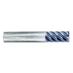 5/8" Dia. - 1-1/4" LOC - 3-1/2" OAL - .030 Radius 6 FL Carbide S/E HP End Mill-nACo - A1 Tooling