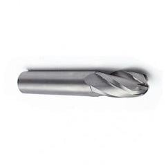 20mm Dia. - 100mm OAL - Ball Nose-AlTiN Solid SE Carbide End Mill - 4 FL - A1 Tooling