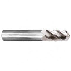 3/8" Dia. - 2-1/2" OAL - Ball Nose SE AlTiN 40° Helix CBD EM - 4 FL - A1 Tooling