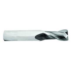 1 Dia. x 4 Overall Length 2-Flute .020 C/R Solid Carbide SE End Mill-Round Shank-Center Cut-TiN - A1 Tooling