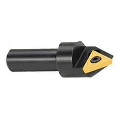 60° Point - 1-1/4" Min - 3/4" SH - Indexable Countersink & Chamfering Tool - A1 Tooling