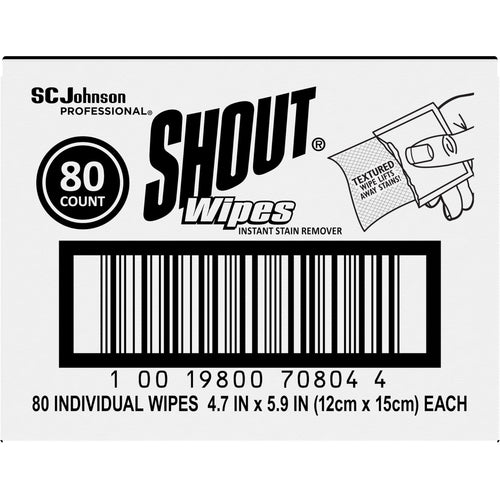 Shout Wipes Box of 80 Packets [686661] (10019800708044) - Exact Industrial Supply