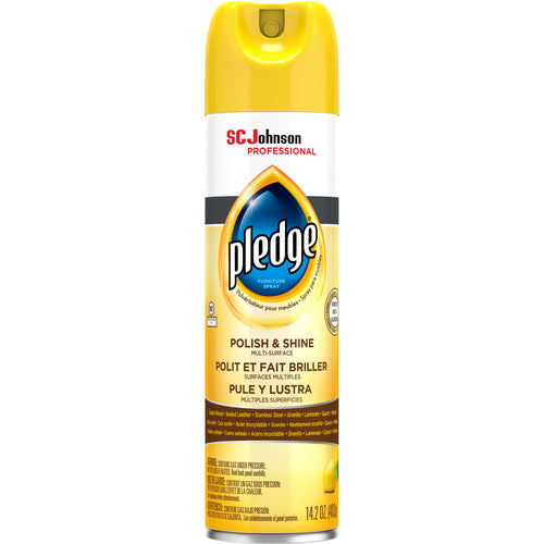 Pledge Lemon Furniture Polish Aerosol [301168] (10046500002585) - Exact Industrial Supply