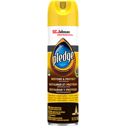 Pledge Moisturizing Oil Furniture Cleaner Aerosol [697264] (10046500778039) - Exact Industrial Supply