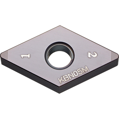 DNGA 433 MEP KBN05M, 3/64″ Corner Radius, 3/16″ Thick, 1/2″ Inscribed Circle, MEGACOAT, Diamond, Turning Indexable Insert - Exact Industrial Supply