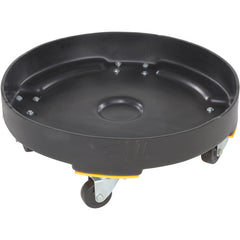 Drum Dolly Hd Poly Black 55 Gallon - Exact Industrial Supply