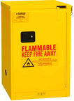 4 Gallon - All Welded - FM Approved - Flammable Safety Cabinet - Self-closing Doors - 1 Shelf - Safety Yellow - A1 Tooling