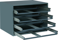 20 x 15-3/4 x 15'' - Steel Rack for Steel Compartment Boxes - A1 Tooling