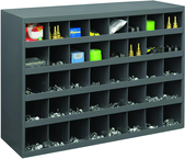 23-7/8 x 12 x 33-3/4'' (40 Compartments) - Steel Compartment Bin Cabinet - A1 Tooling