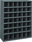 42 x 12 x 33-3/4'' (42 Compartments) - Steel Compartment Bin Cabinet - A1 Tooling