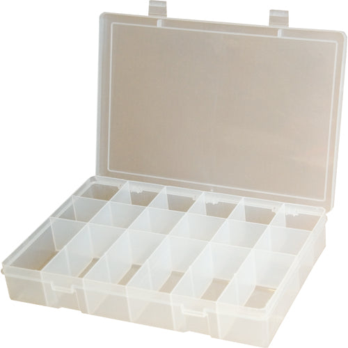 18 COMPARTMENT BOX CLEAR - A1 Tooling