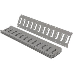 E-Track 2 Foot 6 Pack Gray