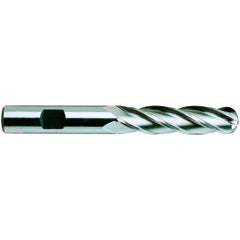 1/2 x 1/2 x 2 x 4 4Fl Long SE Ball 8% Cobalt End Mill - A1 Tooling