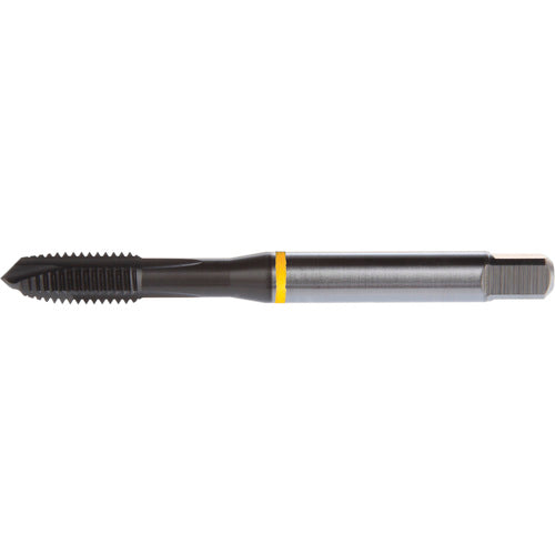 M16x2.0 3 Flute 6H HSS-E PM DIN ANSI Machine Tap - Yellow Shark for Low Alloy Steels - Plug Style E-code # E625M16 - Exact Industrial Supply