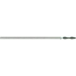 1/8 X 1/8 X 5/8 X 1 X 4 X .120 2Fl Long Reach H-30 Ball Diamond Coated - A1 Tooling