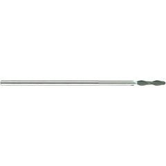 1/8 X 1/8 X 5/8 X 1 X 4 X .120 2Fl Long Reach H-30 Ball Diamond Coated - A1 Tooling