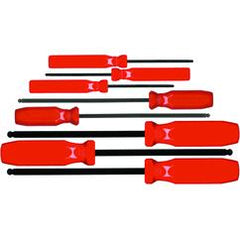 8PC BALL HEX SCREWDRIVER SET IN - A1 Tooling